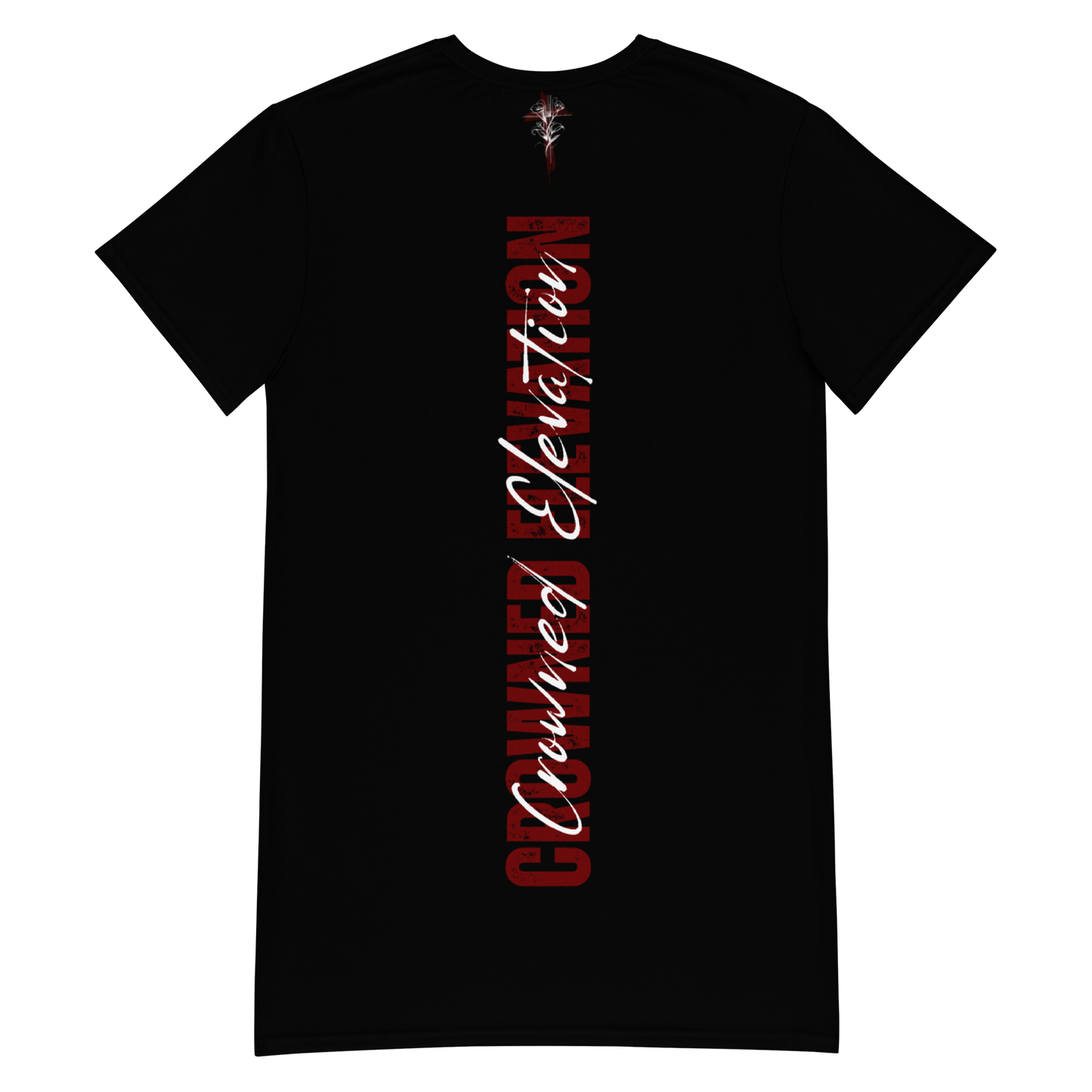 Embrace the Rise | Romans Women's Black Oversized T-Shirt