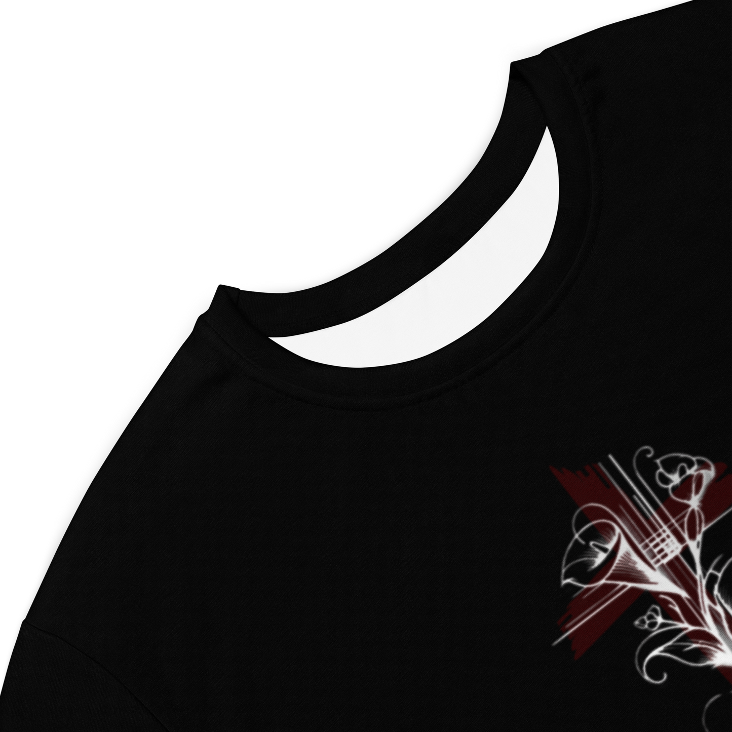Embrace the Rise | Romans Women's Black Oversized T-Shirt