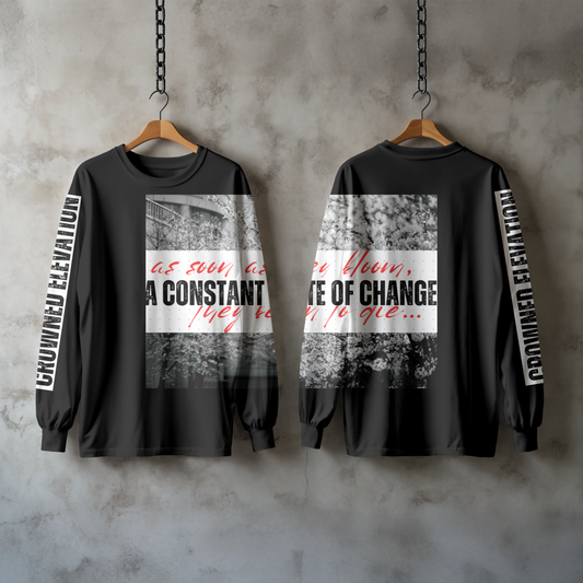 A Constant State of Change | Men's Long Sleeve Black T-Shirt