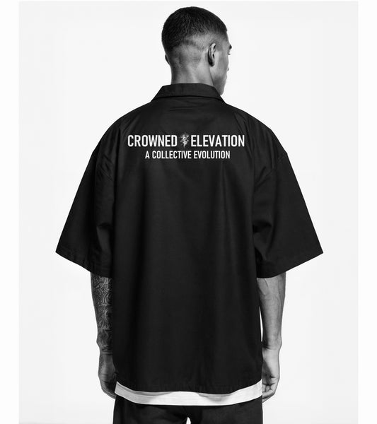 Crowned Elevation | Men's Black T-Shirt