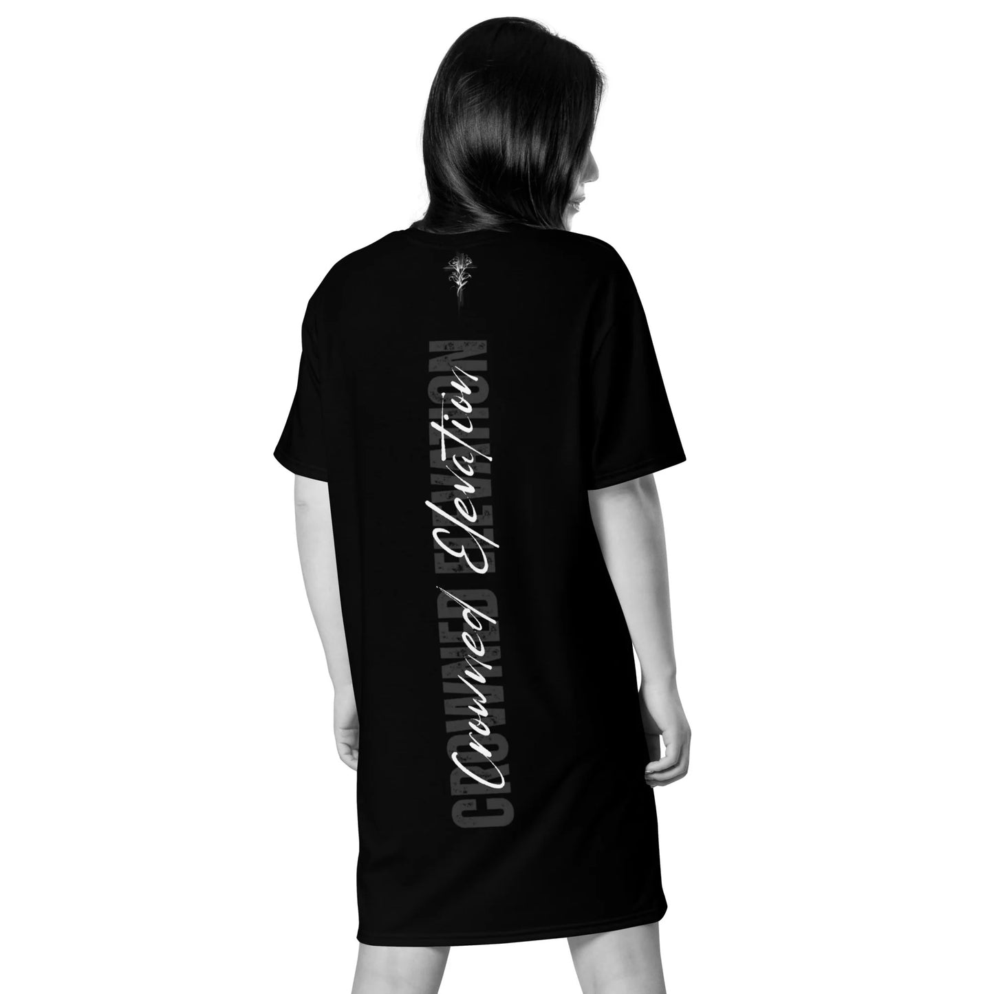 Embrace the Rise | Romans Women's Black Oversized T-Shirt