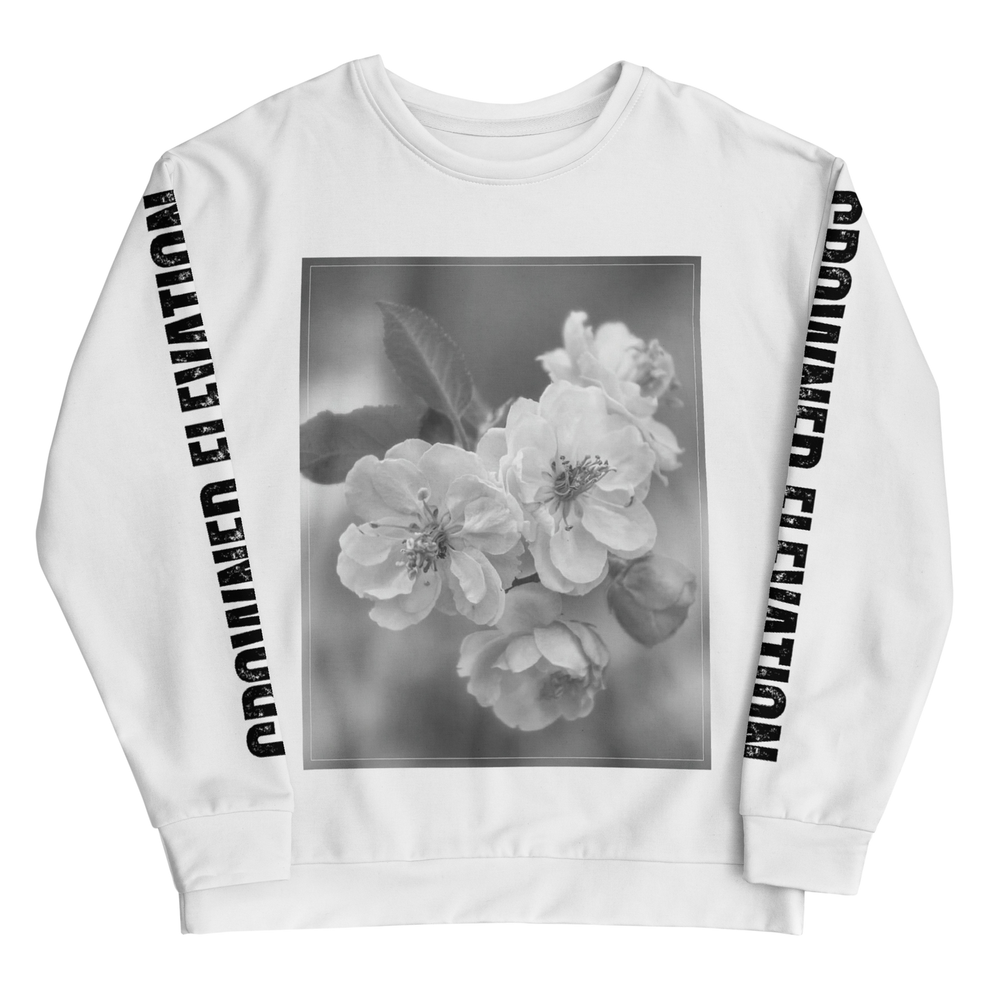 Bloom in Grace | Unisex White Sweatshirt