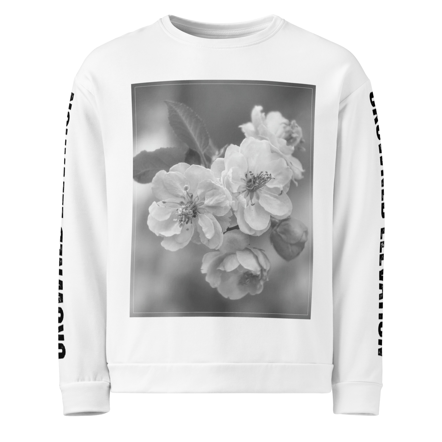 Bloom in Grace | Unisex White Sweatshirt