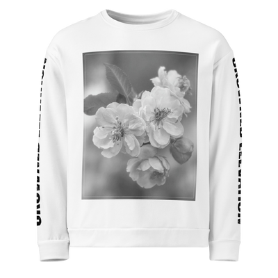 Bloom in Grace | Unisex White Sweatshirt