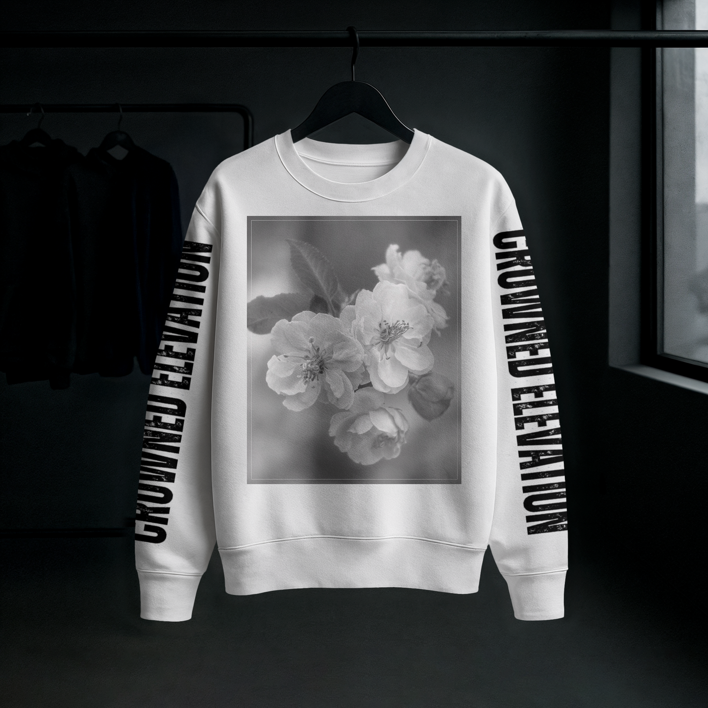 Bloom in Grace | Unisex White Sweatshirt